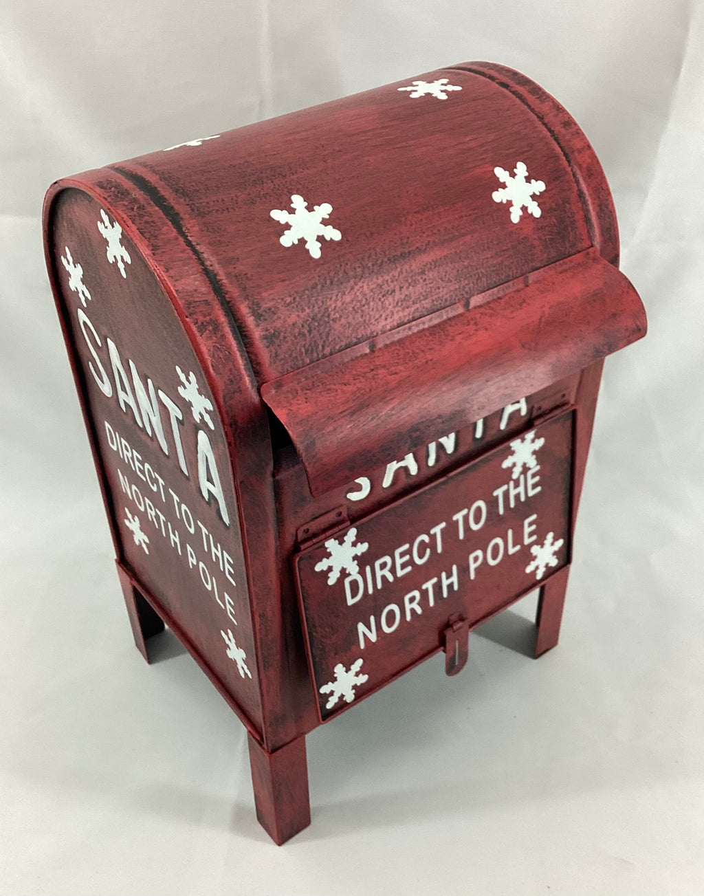 Xmas Metal Santa Mailbox