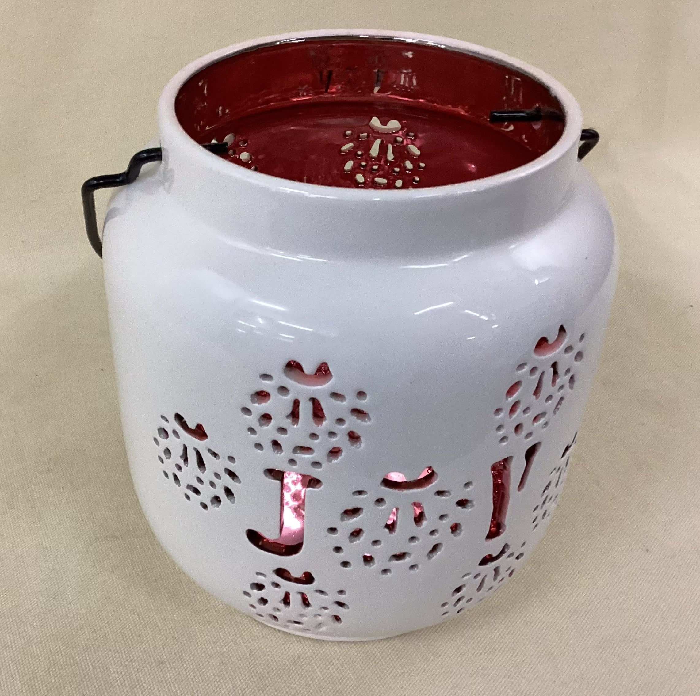 6.5In H Glossy Porcelain Luminary, Assorted 2 assorted colors