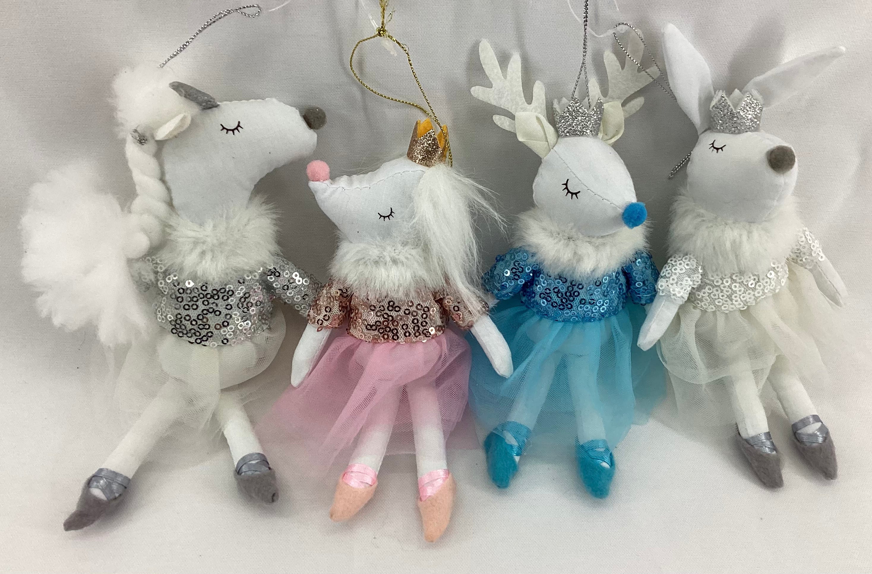 Ballerina Animals Ornaments (4 styles)