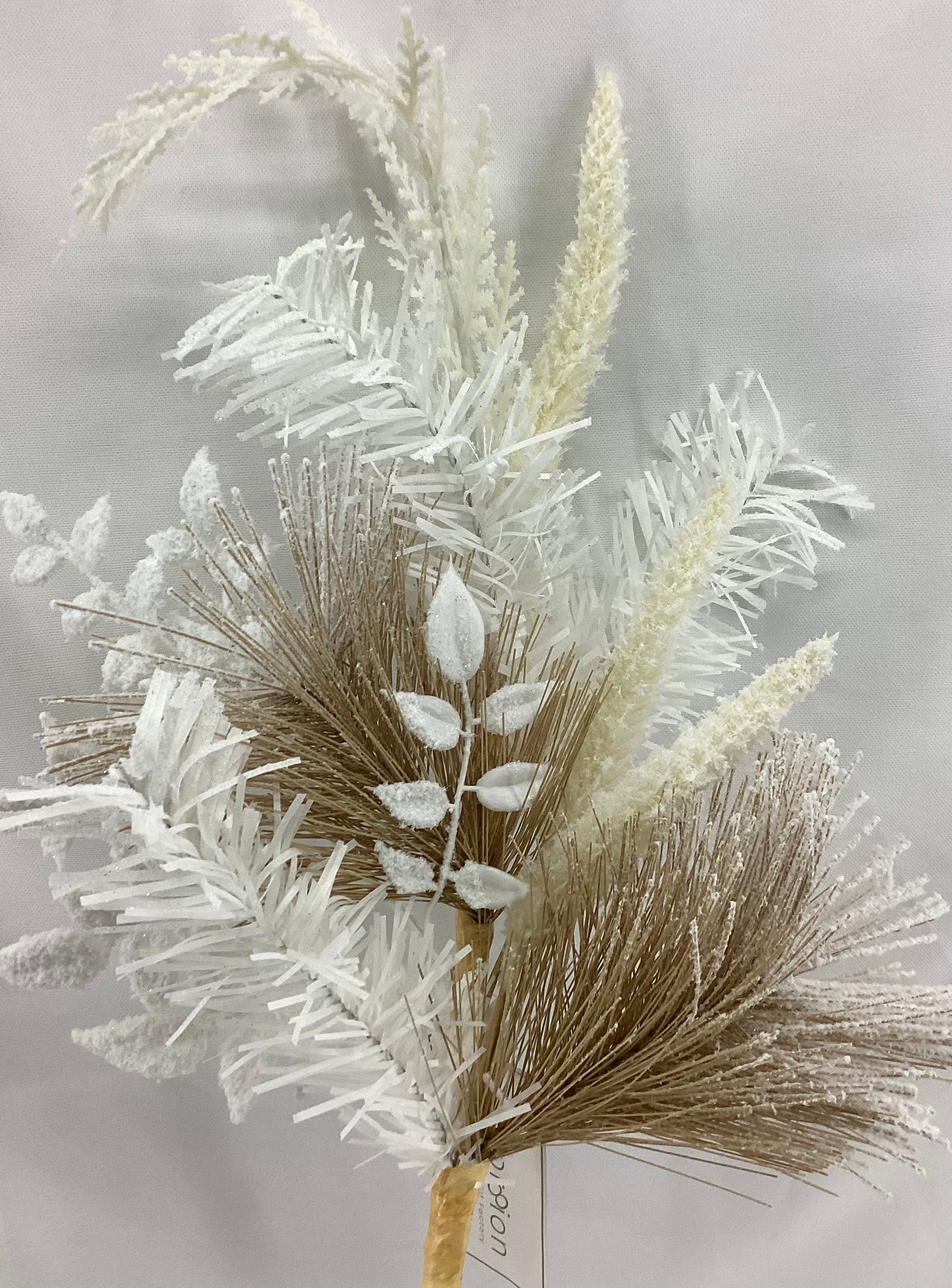 24" Snow Grasses Stem