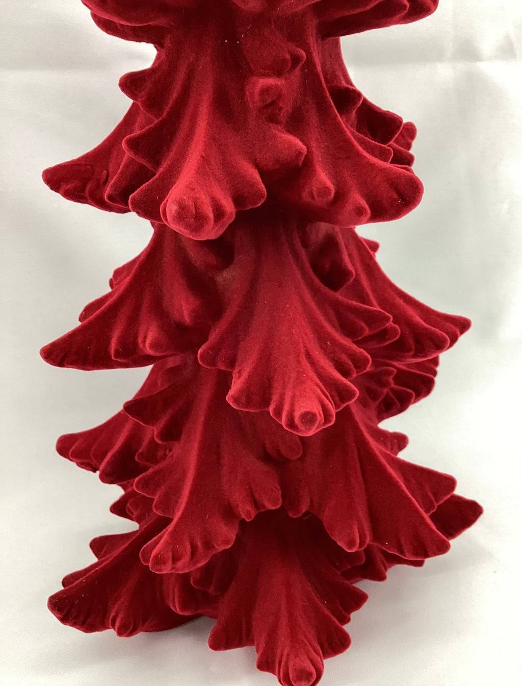 15.5" Height Red Resin Tree