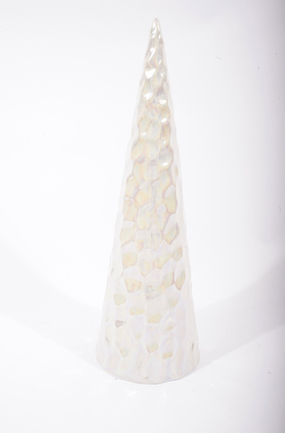 7" x 18" Ceramic Cone Trees (Comes in White,